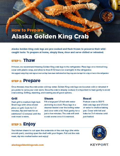 How to Prepare Golden King Crab